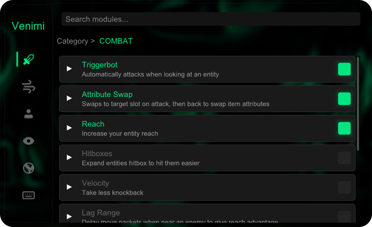 Venimi Client Interface